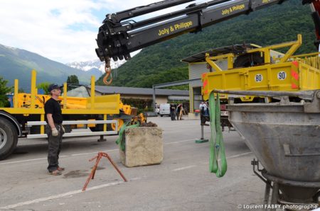 photographe événementiel à Albertville : engins de construction lors de la journée portes ouvertes