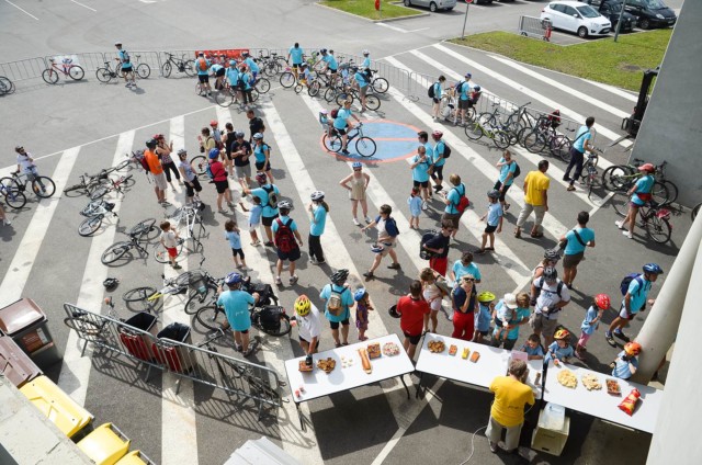 Photographe événementiel sur une journée de découverte du vélo à Chambéry