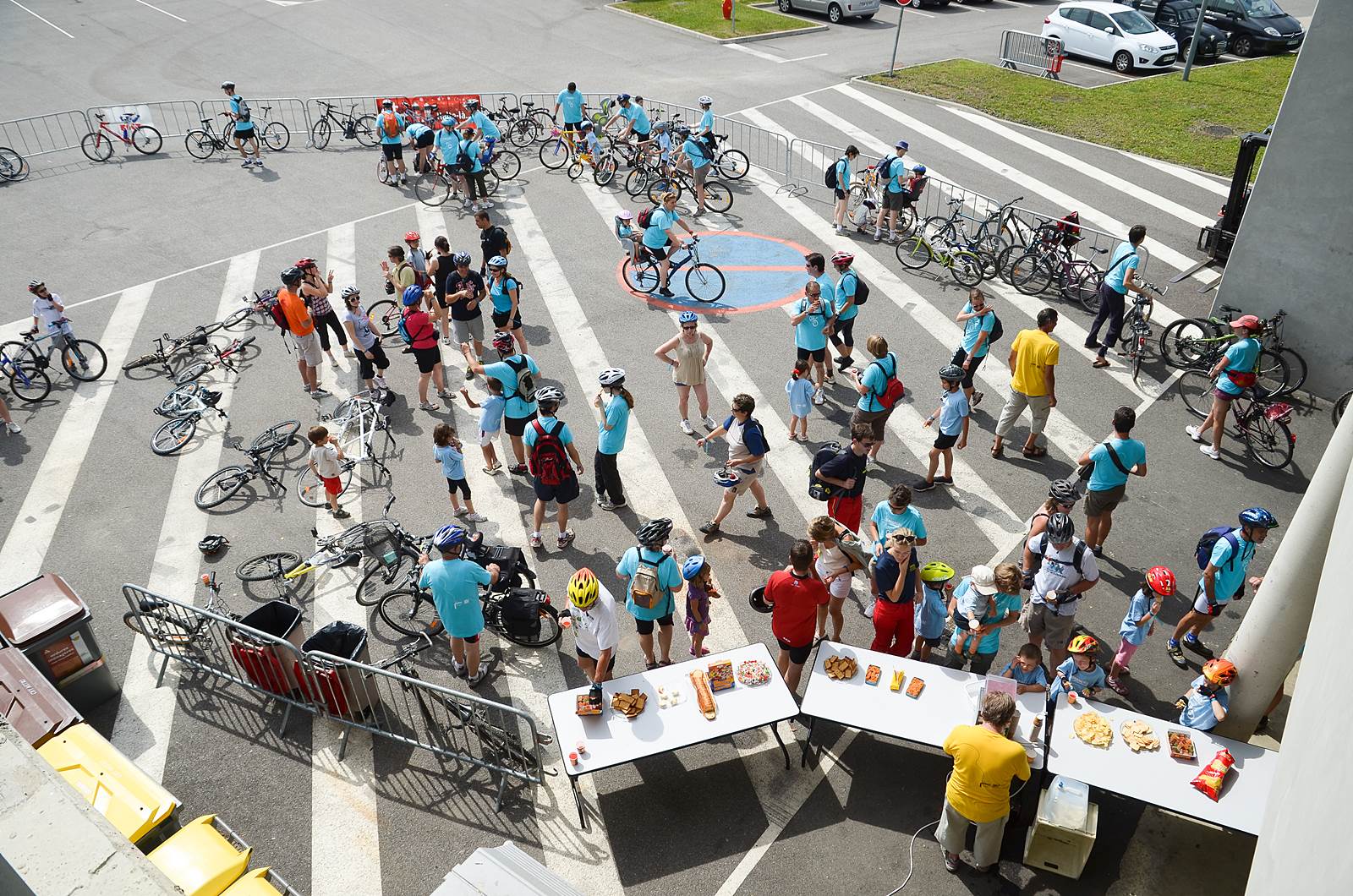 Photographe événementiel sur une journée de découverte du vélo à Chambéry