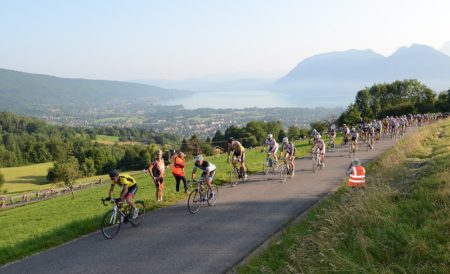 Photographe Sport Sur Une Course Cyclo Dans Les Bauges