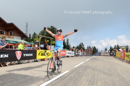 Photographe Sport Sur Une Course Cyclo Dans Les Bauges : Arrivée Au Semnoz