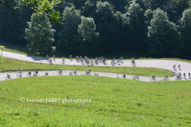 photographe course cycliste dans les Bauges