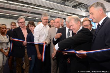 photographe événementiel : inauguration de la Foire de Savoie, avec le futur Président de Région, Laurent Wauquiez, bien en vue sur la photo