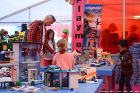 photographe événementiel : l'espace enfants sous chapiteau à la Foire de Savoie