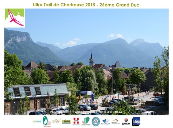 Photographe de trail en Chartreuse : la base des Echelles, lieu de l'arrivée de cette édition du trail du grand duc de Chartreuse