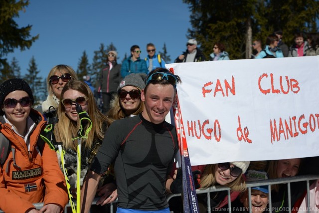 Photographe de ski nordique en Savoie : fan club de Hugo de Manigod