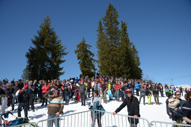 Photographe de ski nordique en Savoie : le public des championnats de France de ski de fond à Méribel