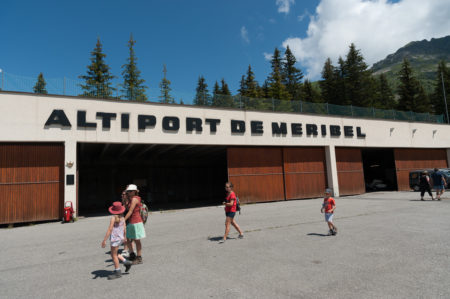 Photographe tourisme sur un meeting aérien : Altiport de Méribel