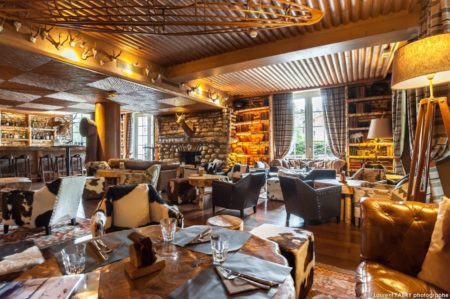 Photographe Hôtellerie à Megève : Le Bar Du Lodge Park, Hôtel 4 étoiles