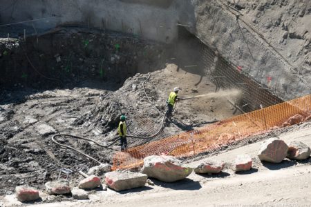 Reportage Du Photographe De Chantier Dans Les Alpes : Le Projet L'Hévana, à Méribel Centre