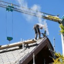 Photographe De Chantier Dans Les Alpes Pour Une Station Des Trois Vallées