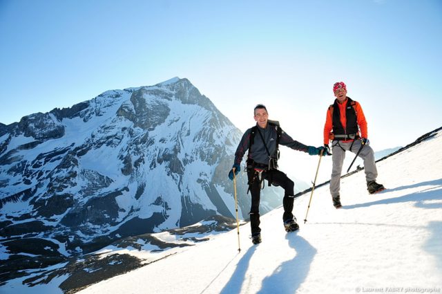 photographe outdoor dans les Alpes : lever de soleil sur la Grande Casse