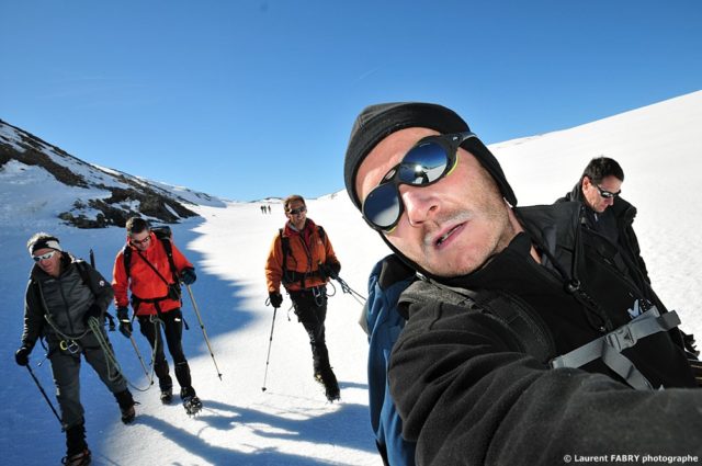 photographe outdoor dans les Alpes : le selfie