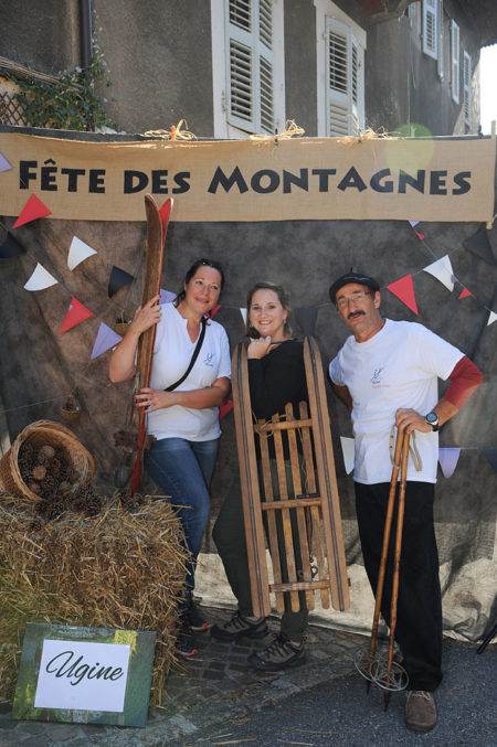 Photographe événementiel sur une fête des montagnes dans les Alpes : photocall