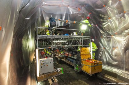 photographe industriel en Auvergne Rhône Alpes : le tunnel est rendu 100% étanche