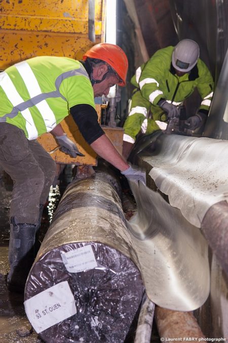photographe industriel en Auvergne Rhône Alpes : rouleaux de matériau d'étanchéité