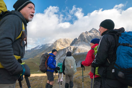 Photographe sport de montagne outdoor en Vanoise : départ au petit matin
