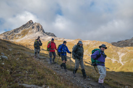 Photographe Sport De Montagne Outdoor En Vanoise : En Quittant Le Refuge Du Palet