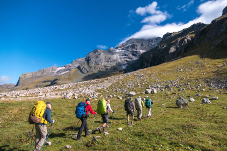 Photographe Sport De Montagne Outdoor En Vanoise : Ascension Vers Le Refuge Du Pourri