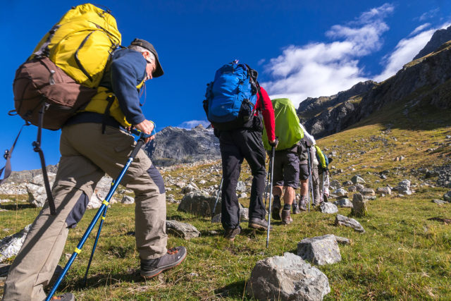 Photographe sport de montagne outdoor en Vanoise : ascension vers le refuge du Pourri