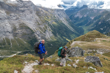 Photographe sport de montagne outdoor en Vanoise : descente sur Pralognan