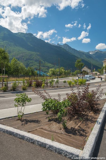 Parvis De La Gare De Saint-Avre (Savoie), Réalisation EVS : Photographe Urbanisme