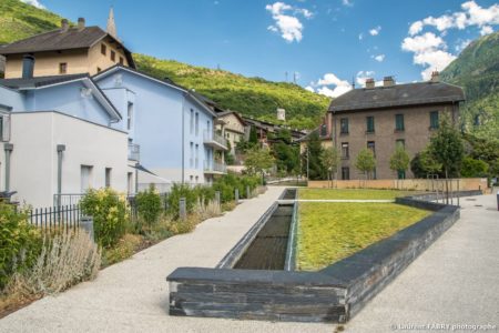 Reportage photo sur des aménagements urbains en Maurienne