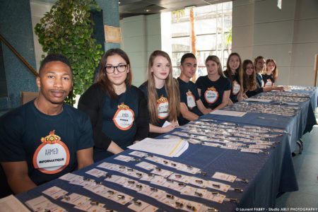 Photographe événementiel à Chambéry : accueil des invités du Réseau Entreprendre Savoie