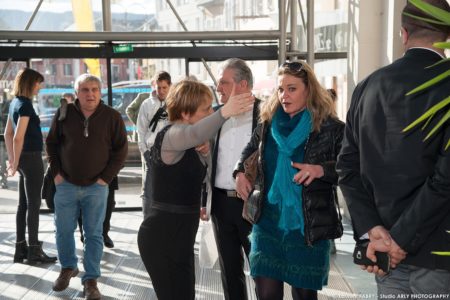 Photographe événementiel à Chambéry : arrivée des invités du Réseau Entreprendre Savoie