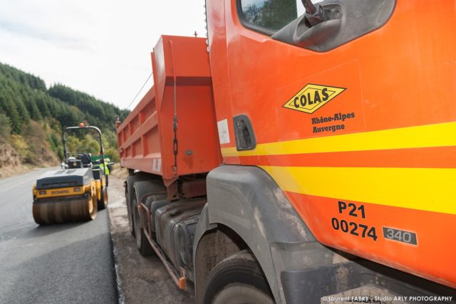 Reportage photographe professionnel BTP Rhône-Alpes : Colas