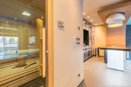 Photographe professionnel chalet : près de la piscine, le hammam et le sauna