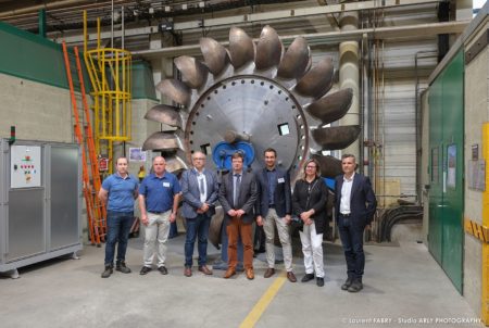 Photographe Industriel Professionnel : Photo De Groupe Lors De L'Aper'Eco Au SRH EDF D'Albertville