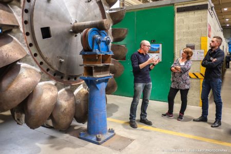 Photographe Industriel Professionnel : Présentation Des Roues Pelton Au SRH EDF D'Albertville