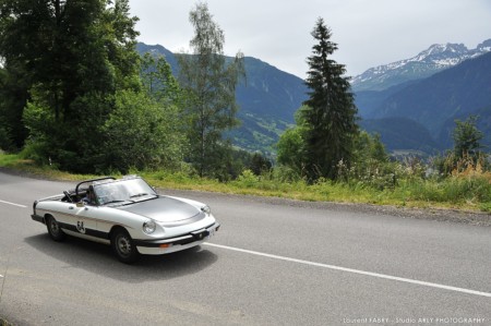 Reportage Photo Professionnel Rallye Automobile Dans Les Alpes