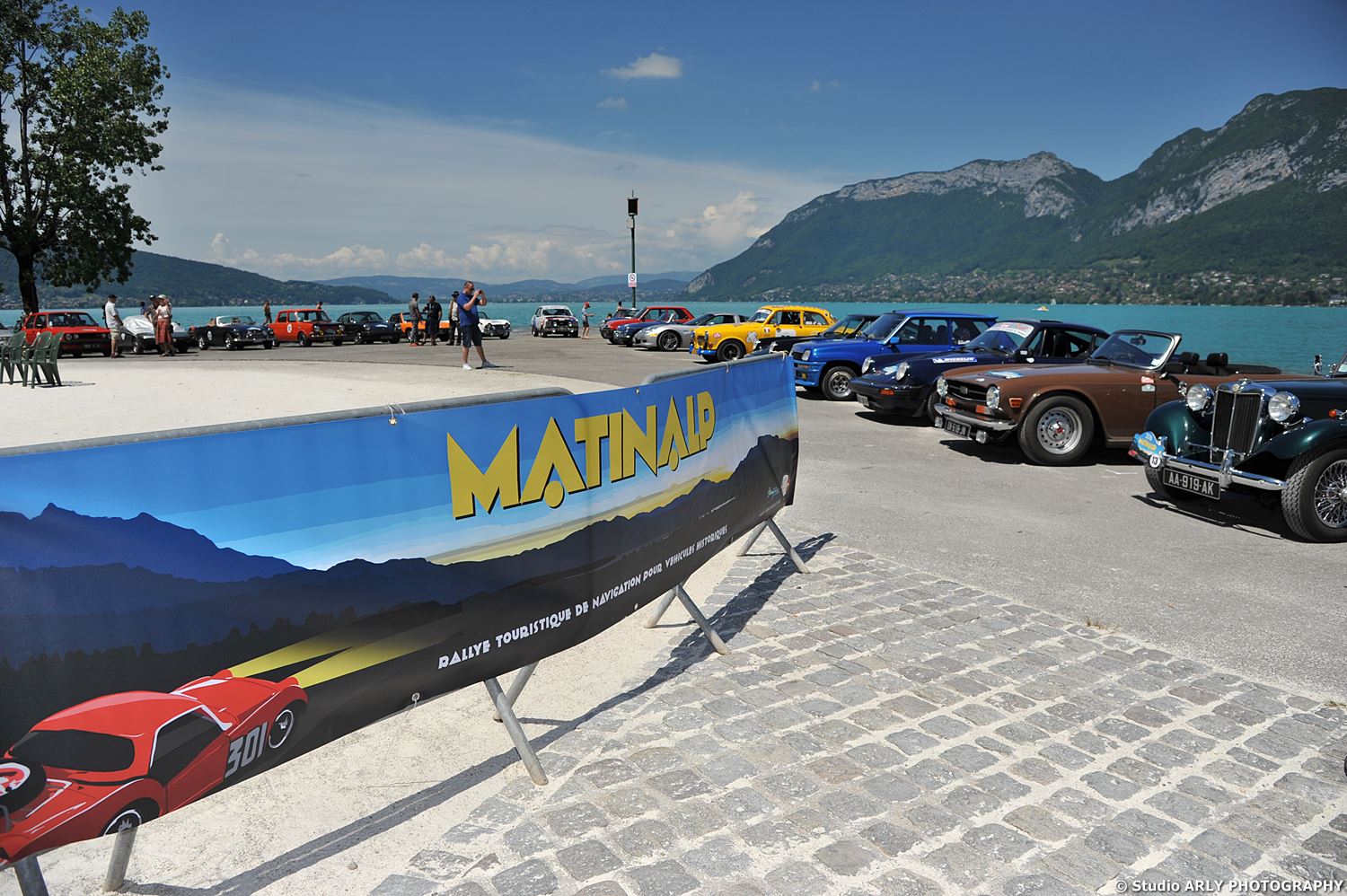 Reportage photo rallye automobile à Annecy