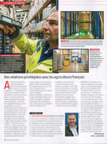 coupure de presse RIA n° 809 mars 2019 : Alpina Savoie cultive sa différence