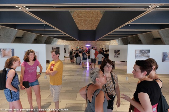 Inauguration d'un centre d'art en Savoie, Laurent Fabry photographe