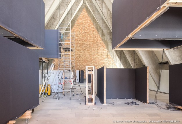 Photographe suivi de chantier sur un centre d'art