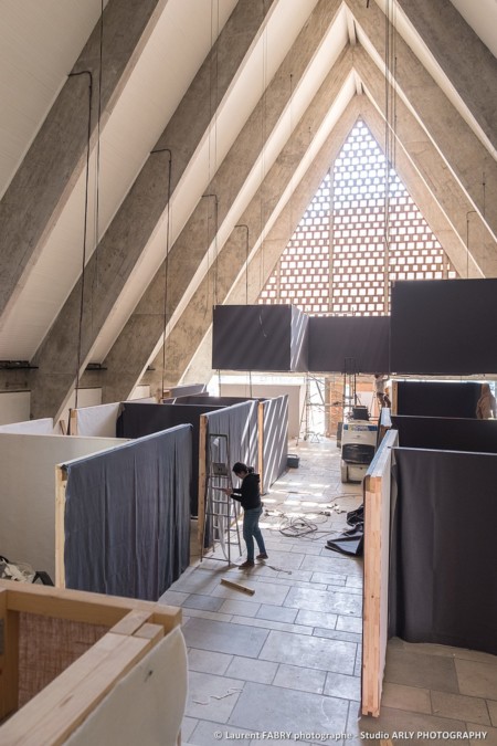 Photographe suivi de chantier sur un centre d'art