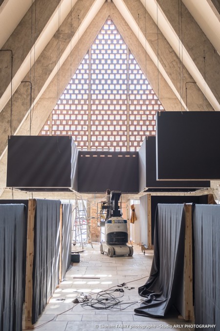 Photographe suivi de chantier sur un centre d'art