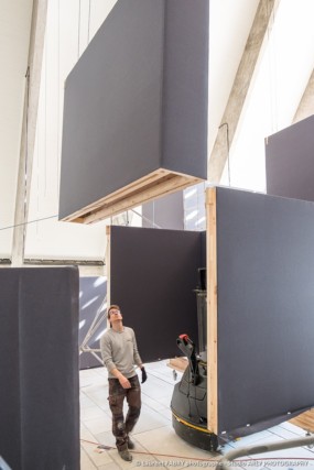 Photographe suivi de chantier sur un centre d'art