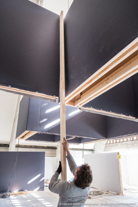 Photographe suivi de chantier sur un centre d'art