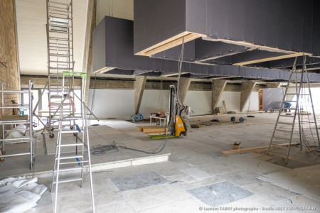 Photographe suivi de chantier sur un centre d'art