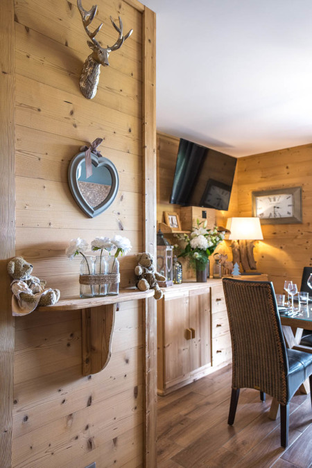 Appartement de location en Maurienne : détails décoration montagne