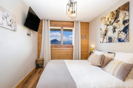 Photographe immobilier en Maurienne : chambre parents