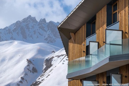 Tignes (73) Chantier Du Diamond Rock, Un Hôtel 5 étoiles