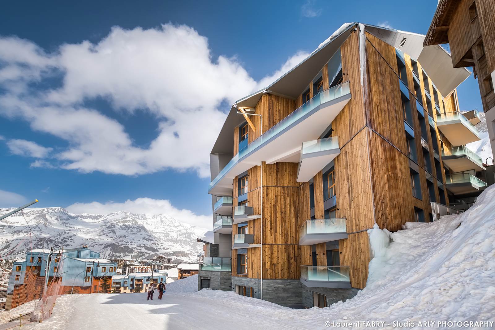 Photographe architecture à Tignes (73) le Diamond Rock est le prochain hôtel 5 étoiles à Tignes le lac