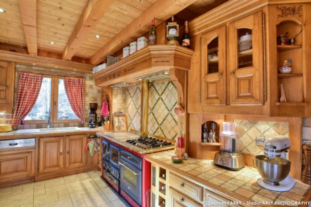 Chalet à vendre au Grand Bornand : la cuisine