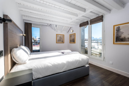 Popalp, hôtel à l'Alpe d'Huez (Isère) : jolie chambre dans l'appartement