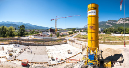 Panorama De La Vallée Du Grésivaudan Depuis Les Chantiers Legendre à Crolles (38)